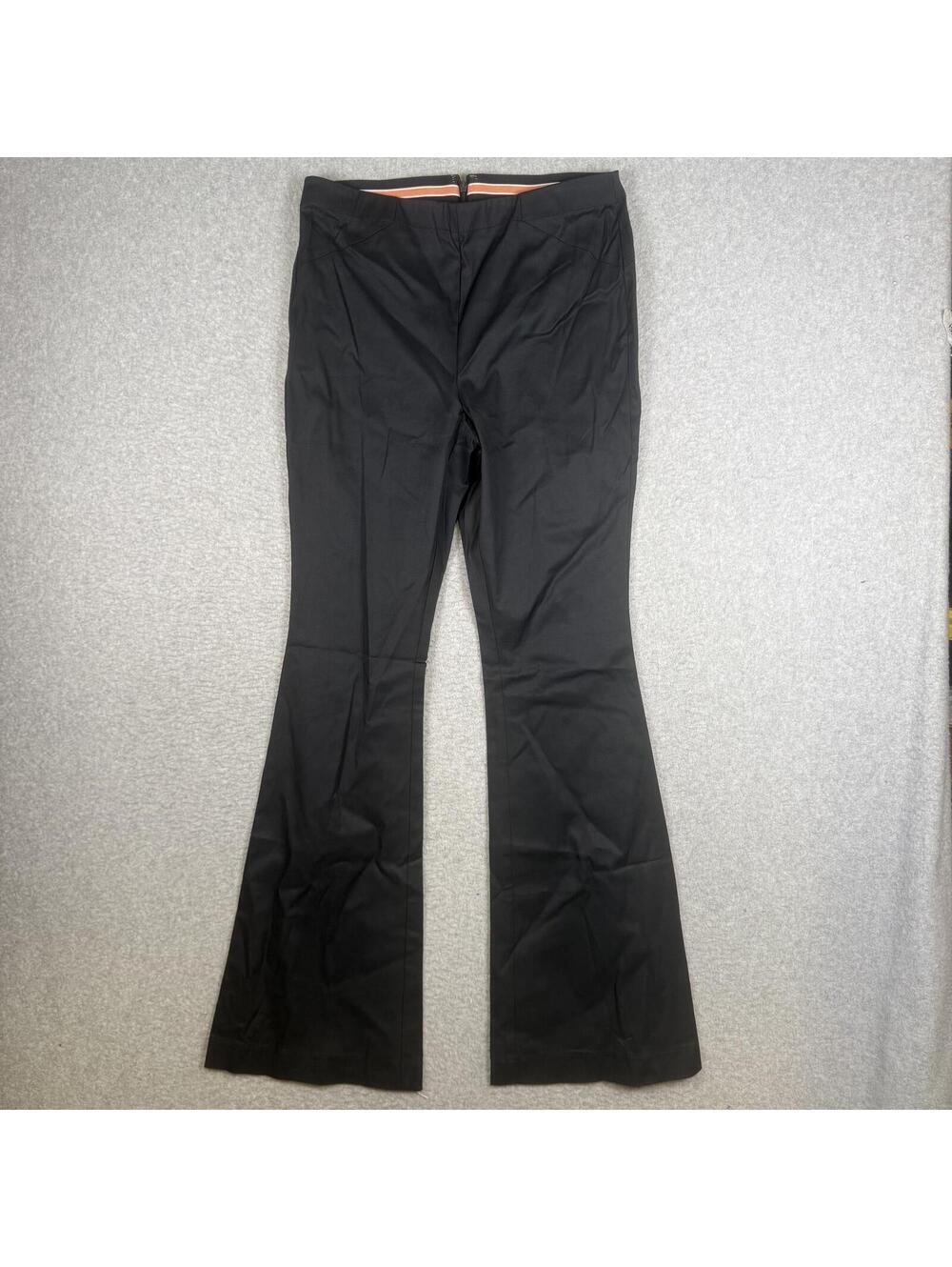 The Essential Flare by Anthropologie Women's Size 10 Black Wide Leg Pants